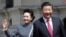 ARCHIVO - El presidente de China, Xi Jinping, y su esposa, Peng Li Yuan, llegan al palacio de gobierno en Lima, Perú, el 21 de noviembre de 2016. 