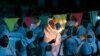 Ethiopian Orthodox Christians light candles and pray for peace during a church service at the Medhane Alem Cathedral in the Bole Medhanealem area of the capital Addis Ababa, Ethiopia, November 5, 2020.