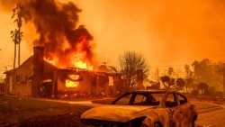 ကယ်လီဖိုးနီးယားတောင်ပိုင်း တောမီးကူးစက်လာမယ့်အခြေအနေရင်ဆိုင်နေရ 