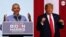 El expresidente demócrata Barack Obama y el presidente republicano Donald Trump protagonizaron el miércoles, 21 de octubre de 2020, sendos actos de campaña de cara a los comicios del próximo 3 de noviembre.
