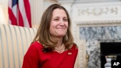 Міністр закордонних справ Канади Христя Фріланд 