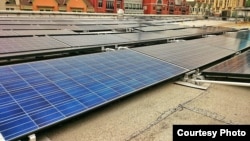 美國馬里蘭州蒙哥馬利郡的太陽能板