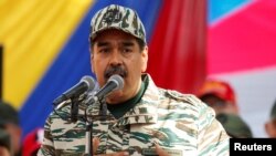 Nicolás Maduro, presidente de Venezuela, interviene el 13 de abril pasado durante un acto en Caracas por un nuevo aniversario del retorno de Hugo Chávez al poder.
