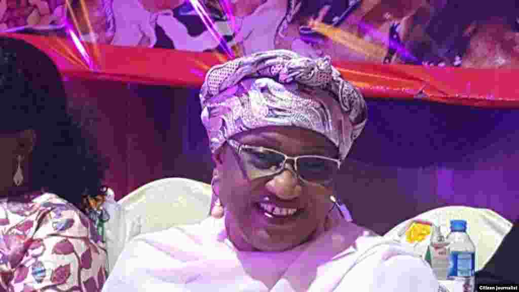 ABUJA: Ministar Harkokin Mata ta Najeriya hajiya Jummai Alhassan a bikin 'yan matan Chibok