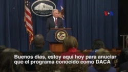 Sessions: DACA "está siendo rescindido"