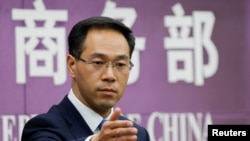 中国商务部发言人高峰 （资料照片）