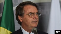 FILE - Brazil's President Jair Bolsonaro.