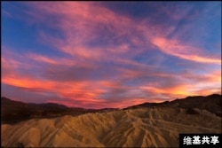 Death Valley at sunset