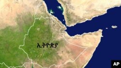 የኢትዮጵያ ካርታ