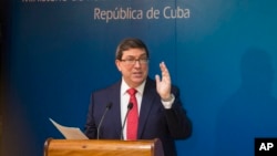 Міністр закордонних справ Куби Бруно Родріґес (Гавана, 3 жовтня 2017) 