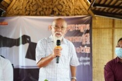 រូបឯកសារ៖ លោក​បណ្ឌិត ឡៅ ម៉ុងហៃ ចូលរួម​ជា​វាគ្មិន​ក្នុង​កិច្ចពិភាក្សា​រឿង​បោះឆ្នោត នៅ​ក្នុង​រាជធានី​ភ្នំពេញ កាលពី​ថ្ងៃទី២១ ខែវិច្ឆិកា ឆ្នាំ២០២១។ (រូបថត ថត​ដោយ​អង្គការ​សមធម៌​កម្ពុជា (EC))