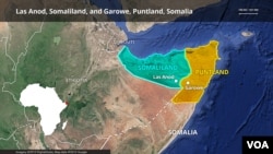 Ramani ya Somalia na Puntland