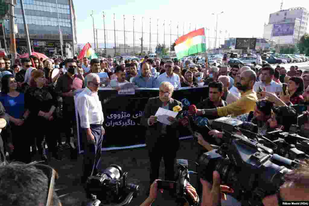 Li Silêmaniyê Xwepêşandan li Dij Leşkerkêşiya Tirkiyê