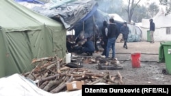 Bosnia and Herzegovina - Migrants at the Vucjak Reception Camp near Bihac. 10. October 2019.