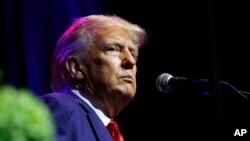 Aliyekuwa rais wa Marekani Donald Trump Aug. 4, 2023