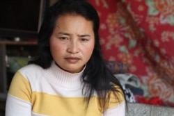Vann Saory, 30, is one of the villagers affected by the land dispute involved with the Phnom Penh Sugar Plantation in Kampong Speu province, March 4, 2020. (Sun Narin/VOA Khmer)