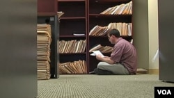 Twenty-Six-year-old Kevin Gibson, who has autism.