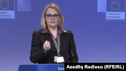 Očekujemo poštovanje sporazuma svih strana o posetama zvaničnika u okviru dijaloga Beograda i Prištine: Maja Kocijančič; Foto: Azadliq Radiosu (RFE/RL)