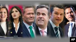 AQShning yangi ma'muriyatiga Donald Tramp tanlagan nomzodlar