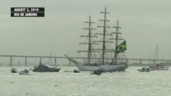 Olympic Torch Arrives in Rio