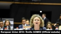 Джудіт Сарґентіні, депутат Європарламенту від Нідерландів, яка працювала над звітом зі звинуваченнями щодо уряду Угорщини