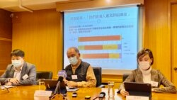 香港民意研究所2月底公佈民意調查顯示，57%受訪者支持用於採訪或研究的查冊可獲豁免限制 (美國之音/湯惠芸)