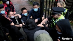 ინციდენტი ბრიტანეთში, ქ. მანჩესტერში მდებარე ჩინეთის საკონსულოსთან. 16 ოქტომბერი, 2022 წ.
