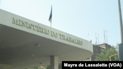 Fachada do Ministério do Trabalho de Moçambique, na capital Maputo. Setembro 2014