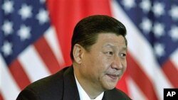 中國國家副主席習近平去年8月19日出席一次美中業界領袖的會議