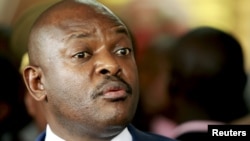 Le président burundais Pierre Nkurunziza le 23 février 2016 à Bujumbura.