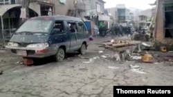 Posledice smrtonosnog dvojnog bombaškog napada u Bamijanu, Avganistan, 25. novembra 2020.