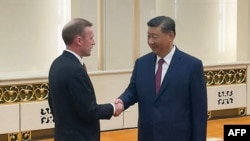 美国国家安全顾问杰克·沙利文(Jake Sullivan)周四(8月29日)在北京会见中国国家主席习近平。
