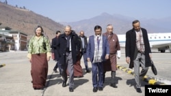 རྒྱ་གར་གྱི་ཕྱི་སྲིད་དྲུང་ཆེ་ཝི་ནེ་མོ་ཧན་ཀ་ཝ་ཏྲ་འབྲུག་ཡུལ་དུ་ཕེབས་
