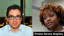 کارین ژان پی‌یر، سخنگوی کاخ سفید - سیامک نمازی، شهروند آمریکایی ایرانی‌تبار زندانی در ایران