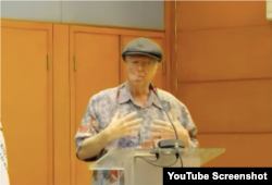 Indonesianis dari Australia, DR> Max Lane. (Tangkapan Layar)