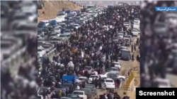 اعتراضات سراسری ایران، مراسم چهلم مهسا امینی، سقز چهارشنبه ۴ آبان ۱۴۰۱