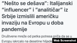 Fake news on american invasion to Europe