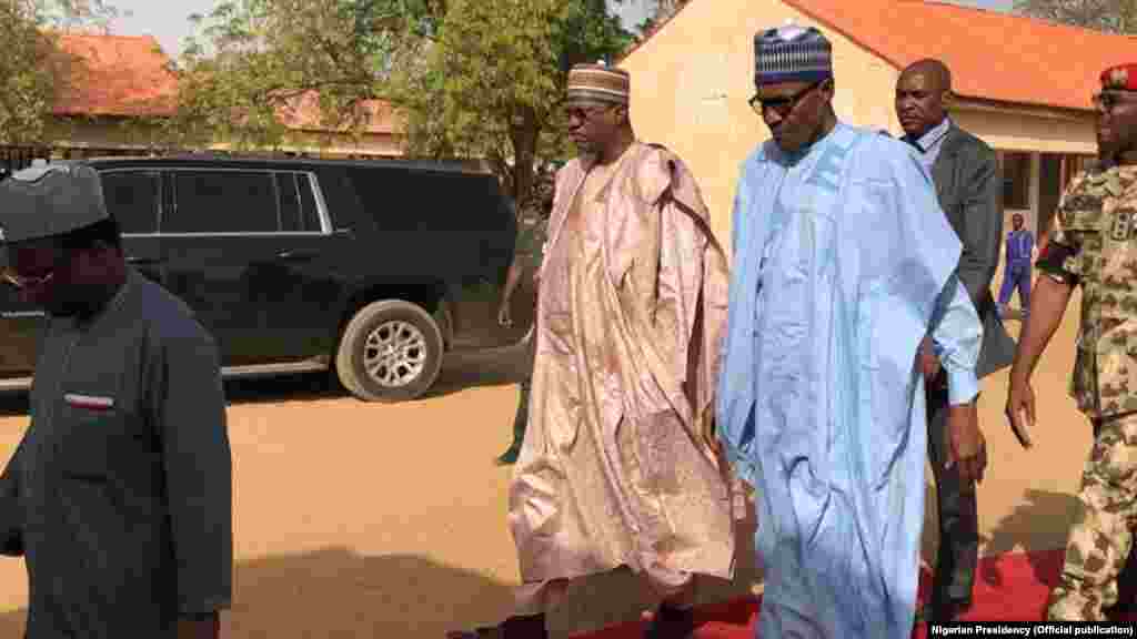 Shugaban Kasa Muhammadu Buhari Ya Kai Ziyara Dapchi