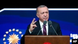 Turkiya Prezidenti Rajab Toyyib Erdog’an. Anqara, 2-mart, 2021.
