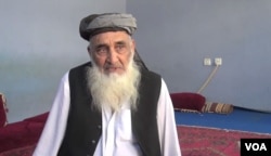 Malik Niyaz, a Shinwari tribal elder, Nov. 2, 2015. (Photo: A. Tanzeem / VOA )