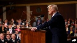 Prezida Donald Trump mu nteko ishinga amategeko ya Leta zunze ubumwe z'Amerika