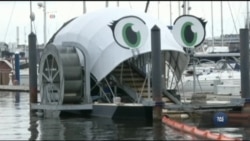 Пожирач сміття, що очищує річку в Балтиморі, став зіркою соцмереж. Відео