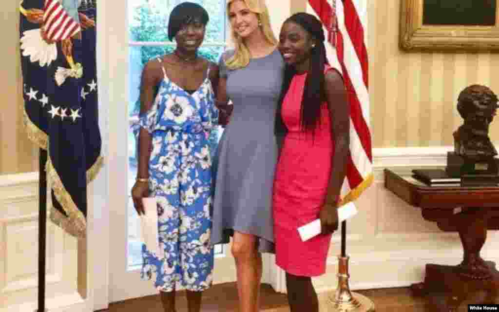 Ganawar Shugaba Trump da 'yammatan Chibok