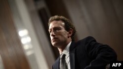 (ARCHIVOS) Mark Zuckerberg, director ejecutivo de Meta, testifica durante la audiencia del Comité Judicial del Senado de Estados Unidos "Big Tech y la crisis de explotación sexual infantil en línea" en Washington, DC, el 31 de enero de 2024.