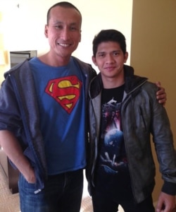 Rama Tampubolon dan Iko Uwais (dok: Rama Tampubolon)