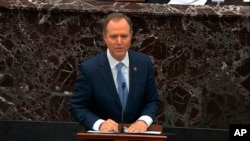 Vođa tima demokrata iz Predstavničkog doma Adam Šif za argumente Trampove odbrane kaže da su "očajnički"