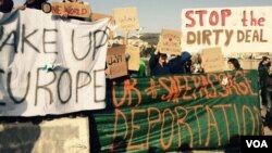 በሌዝቦስ ተቃዋሚዎች የአውሮፓ ህብረትንና የቱርክን ስምምነት እየነቀፉ እ.አ.አ 2016