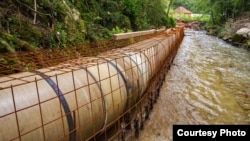 Izgradanja mini hidro elektrane na reci Prištevica (Foto: Udruženje "Odbranimo reke stare planine", ustupio Milan Tokić)