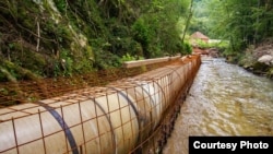 Arhiva - Izgradanja mini hidro elektrane na reci Prištavica (Foto: Udruženje "Odbranimo reke stare planine", ustupio Milan Tokić)