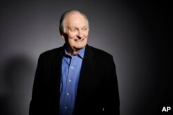 FILE - Actor Alan Alda poses for a portrait in New York, Oct. 25, 2018.